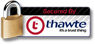 Secured by Thawte