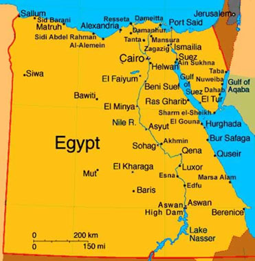 map of egyptresort guides