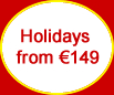 Holidays from €149