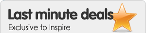 Last minute deals. From Travel by Inspire