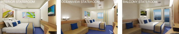 Carnival Sunshine Staterooms