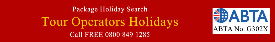 Search for all the major tour operators holidays