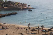 The public beach in Illetas