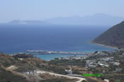 view of Kefalos resort from Kefalos village
