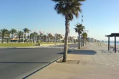 Sea front promenade
