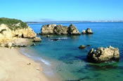 Picturesque coastline