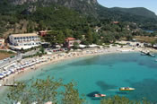 The beautiful resort of Paleokastritsa