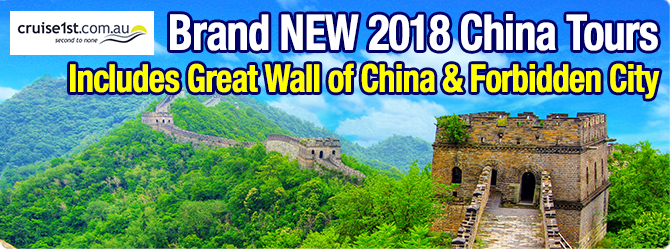 Bran new Asia cruise and tours for 2018